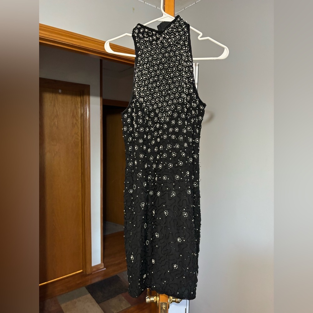 Ibiza Silk Beaded Midi Dress